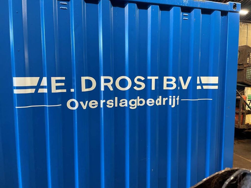 container belettering